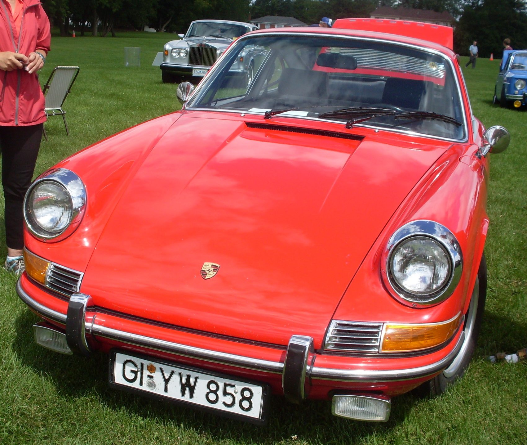 Klassieke luchtgekoelde Porsche 911